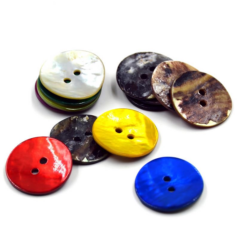 Amazon.com: ZoTuoART Natural Japanese Shell Buttons, Pearl